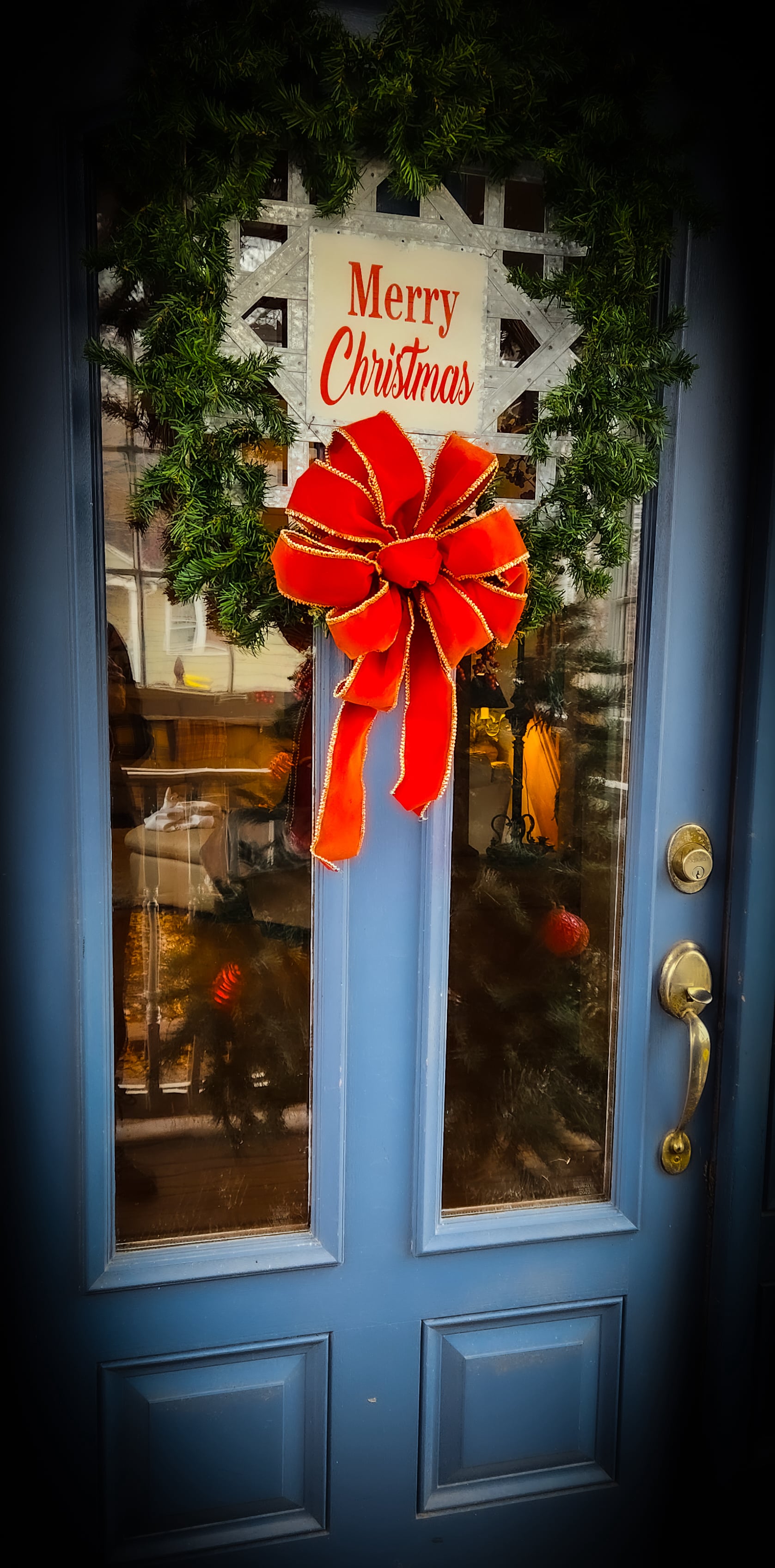 Missouri Christmas - front door